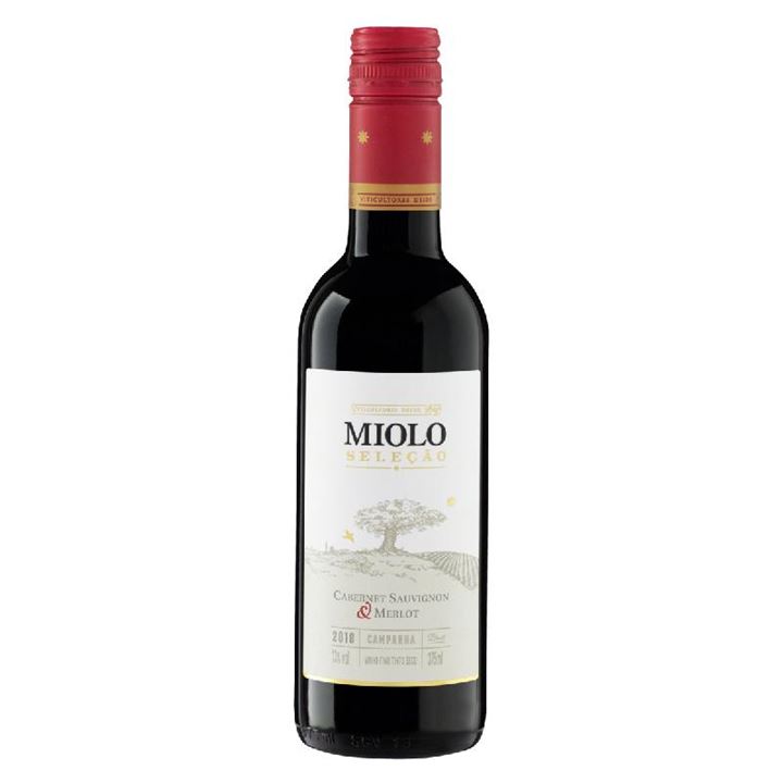 Vinho tinto Miolo Selecao Cabernet/ Merlot 375ml