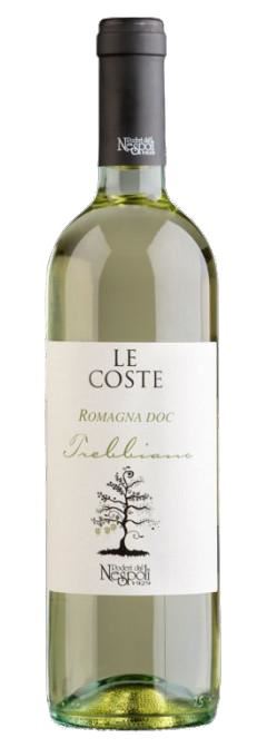 Vinho branco Le Coste Romagna DOC Trebbiano 750ml