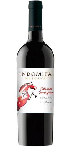 Vinho Tinto Indomita Reserva Cabernet Sauvignon Sf 2018 750ml