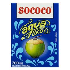Agua de coco Sococo Tp 200ml