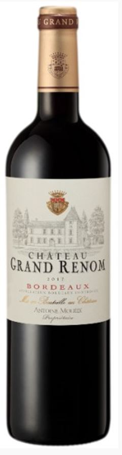 Vinho Tinto Chateau Grand Renom Bordeaux Rouge (aoc) 750ml