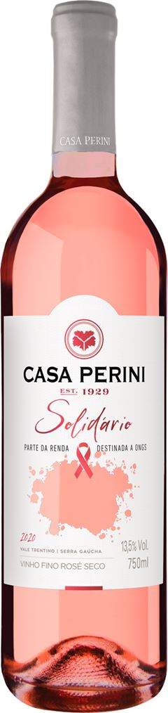 Vinho rosé Casa Perini solidário 750ml