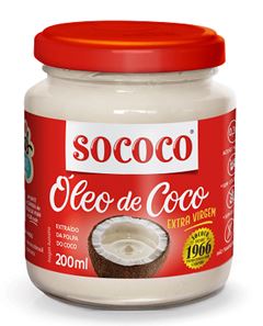 Oleo de Coco Ext. Virgem Sococo 200ml