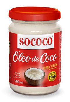 OLEO DE COCO EXTRA VIRGEM SOCOCO 500ML