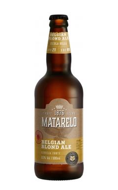 CERVEJA MATARELO BELGIAN BLOND ALE 500ML