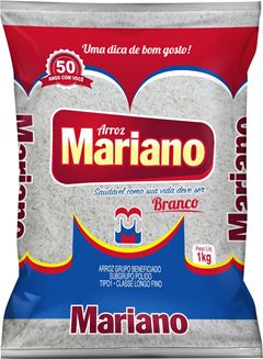 Arroz Branco Mariano 10X1Kg