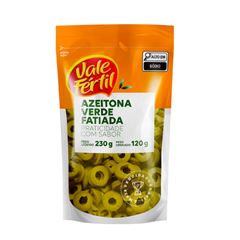 AZEITONA VERDE VALE FERTIL FATIADA DOY PACK 120G