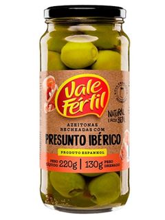 AZEITONA VERDE VALE FERTIL RECH C/ PRES IBERICO VD 130G