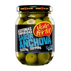 AZEITONA VERDE VALE FERTIL TEMP SABOR ANCHOVA VD 145G