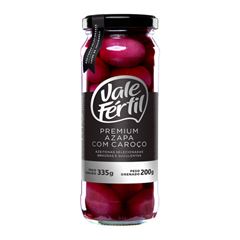 AZEITONA PRETA C/ CAROCO PREMIUM VALE FERTIL VIDRO 200G