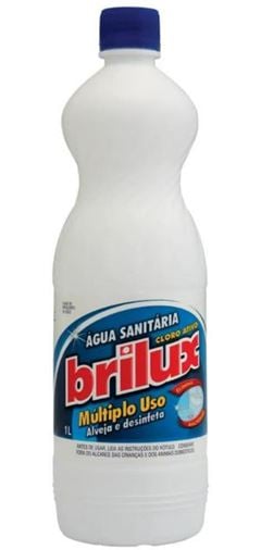 Agua Sanitaria Brilux Branca 1litro