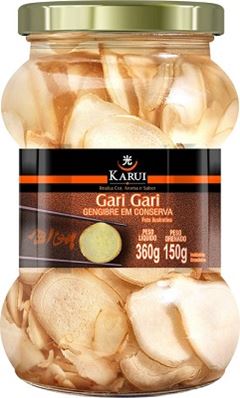 GENGIBRE EM CONSERVA GARI GARI FATIAS FINAS KARUI 150G
