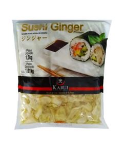GENGIBRE EM CONSERVA FATIADO BAG KARUI 1,01KG