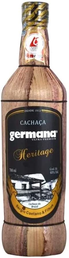 CACHACA GERMANA HERITAGE 10 ANOS EMPALHADA 700ML