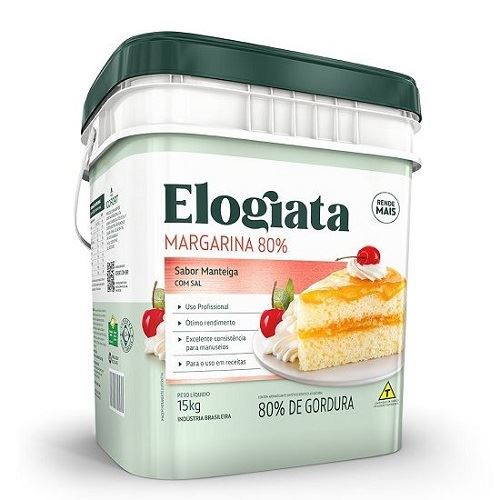 Margarina  Elogiata  80% Lipidios 15Kg