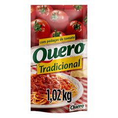 MOLHO DE TOMATE TRADICIONAL QUERO SACHE 1,020 KG