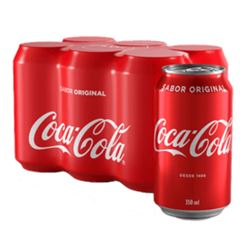Refrigerante Coca Cola 350ml (PACK C/6UND)