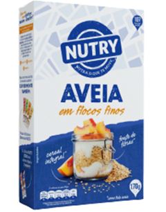 AVEIA EM FLOCOS FINOS NUTRY - NUTRIMENTAL 12X170G