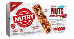 BARRA  NUTS NUTRY ZERO CRANBERRY 12X30G