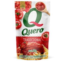 MOLHO DE TOMATE TRADICIONAL QUERO SACHE 24X300G