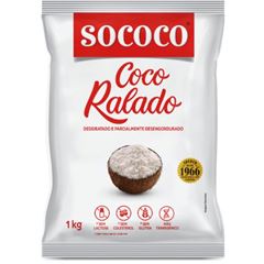 Coco ralado desidratado Seco Sococo 1kg