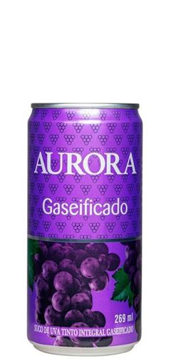 SUCO DE UVA  AURORA TINTO GASEIFICADO LT 269ML