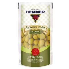 Azeitona Verde c/Caroco Sachet Hemmer 180g