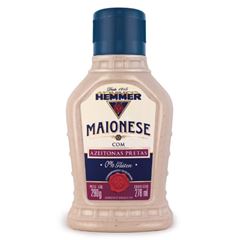 MAIONESE C/AZEITONA PRETA HEMMER BISNAGA 290G