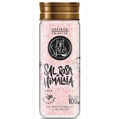 Sal rosa do Himalaia Br Spices vidro 100g