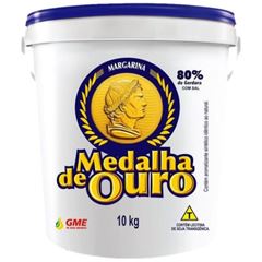 MARGARINA MEDALHA DE OURO BALDE 10KG 80% LIP