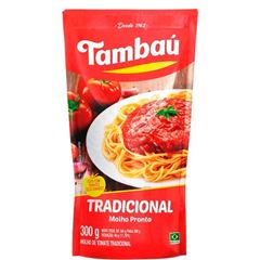 MOLHO TOM TAMBAU REFOGADO C/ PEDACOS POUCH 32X300G