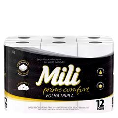 PAPEL HIGIENICO MILI  F. TRIPLA PRIME COMFORT 8X12