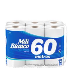 Papel Higienico Bianco Neutro 60M 16x4