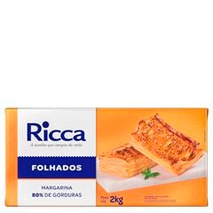 MARGARINA FOLHADOS RICCA SEARA  BLOCO 2KG