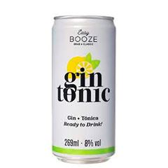 Gin tônica Easy Booze lata 269ml