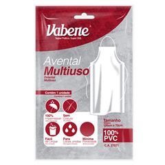 AVENTAL MULTIUSO BRANCO VABENE (120CMX70CM) PCT C/ 12UN