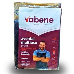 AVENTAL MULTIUSO PRETO VABENE (120CMX70CM) PCT C/ 2UN