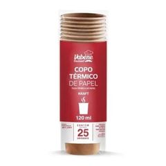COPO PAPEL KRAFT VABENE (25X120ML) CX C/ 20PCT