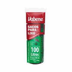 SACO P/ LIXO PRETO VABENE 100L ROLO C/10UN CX C/25