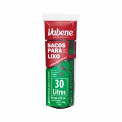 SACO P/ LIXO PRETO VABENE 50L ROLO C/ 5UN CX C/25