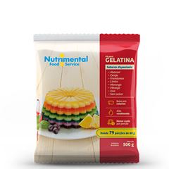 GELATINA EM PO ABACAXI NUTRIMENTAL 500G