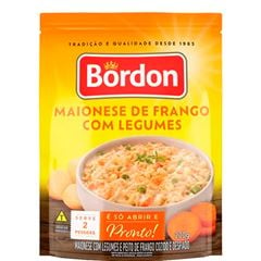 MAIONESE DE FRANGO COM LEGUMES BORDON 12X200G