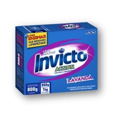 LAVA ROUPAS EM PO INVICTO ACTION LAVANDA 18X800G