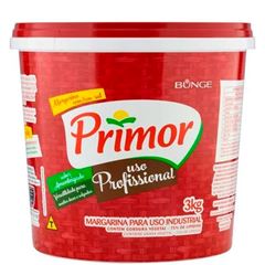 MARGARINA PRIMOR 60% LIP C/ SAL 6X3KG