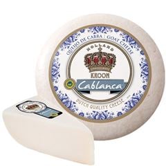 QUEIJO KROON LEITE CABRA CABLANCA  PEÇA ± 4,5KG