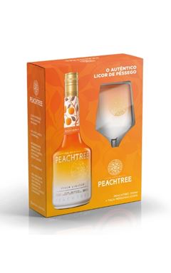 LICOR HOL PEACHTREE + TACA 700ML