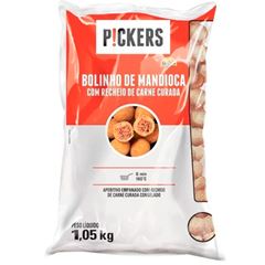 BOLINHO DE MANDIOCA C/CARNE SECA PICKERS  MCCAIN 6X1,05KG