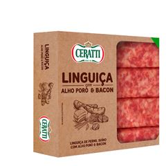 LINGUICA DE PERNIL COM ALHO PORO E BACON CERATTI 400G