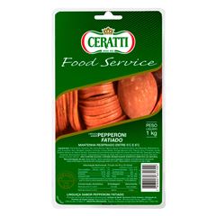 LINGUICA SABOR PEPPERONI FATIADO CERATTI 1KG