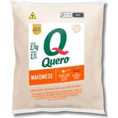 MAIONESE QUERO BAG 2,7KG